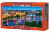 Puzzle 600 Praga nocą CASTOR