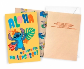 Karnet Urodziny Stitch