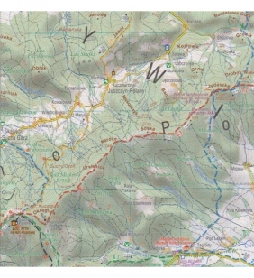 Beskid Makowski (średni), 1:50 000. Mapa turystyczna