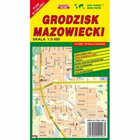 Plan miasta Grodzisk Mazowiecki - Wydawnictwo Piętka
