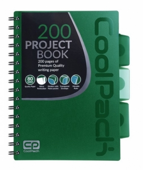 Coolpack - Project Book - Kołobrulion A5 Green (94061CP)