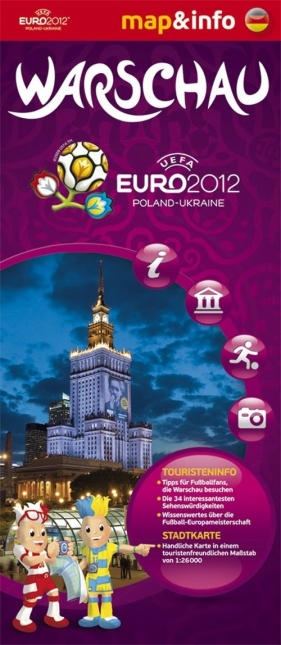 Warschau Warszawa Euro 2012 mapa i miniprzewodnik - Augustyniak Urszula, Rogalska Marta