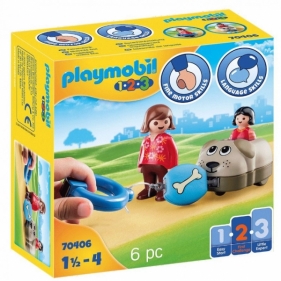 Zestaw z figurkami 1.2.3 70406 Mój piesek na kółkach (70406)