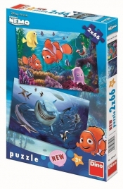 Puzzle 2x66 Gdzie jest Nemo DINO (385061)
