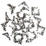 Naklejki narożniki vintage 5x5cm 24szt