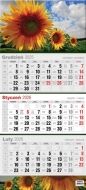 Kalendarz 2026 trójdzielny płaski, 1 szt