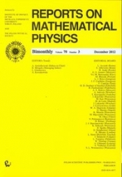 Reports on Mathematical Physics 53/3 wer.kraj.