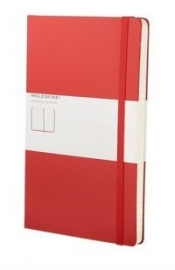 Notes L Moleskine Classic czerwony gładki
