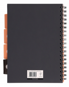 Kołozeszyt Strigo Pads Project Book B5 kratka Floral - czarny