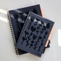 Kołozeszyt Strigo Pads Project Book B5 kratka Floral - czarny