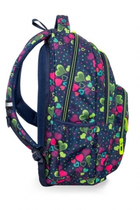 Coolpack - Basic plus - Plecak młodzieżowy - Lime Hearts (B03010)