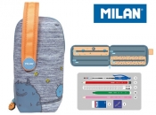 Multipiórnik Milan owalny z 4 piórnikami Mimo