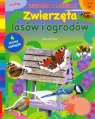 Zwierzęta lasów i ogrodów książeczka z naklejkami