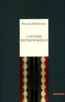 Czytanie Irzykowskiego Markiewicz Henryk