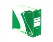 Vaupe, pudło archiwizacyjne kartonowe A4 zielone 330x150x290mm (436/06)