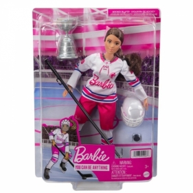 Lalka Barbie Sporty zimowe - Hokeistka (HCN30/HFG74)