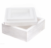 Pudełko kwadratowe styropianowe 13,5 x13,5cm 3szt