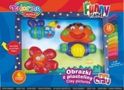 COLORINO CREATIVE DUŻE OBRAZKI Z PLASTELINY