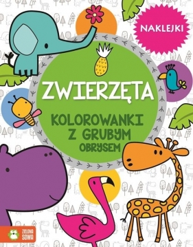 Zwierzęta Kolorowanki z grubym obrysem