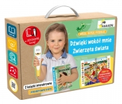 Zestaw Kakadu: książki Dźwięki wokół mnie, Zwierzęta świata z piórem interaktywnym i wyszukiwanką - Opracowanie zbiorowe