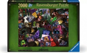 Ravensburger, Puzzle Disney Villainous 2000: Disney czarne charaktery (165063)