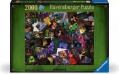 Ravensburger, Puzzle Disney Villainous 2000: Disney czarne charaktery (165063)