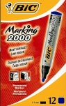 Marker Marking 2000 okrągły niebieski (12szt) BIC