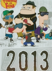 Kalendarz 2013 Fineasz i Ferb - <br />