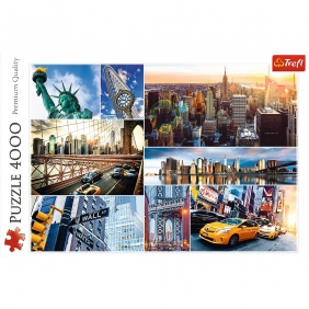 Puzzle 4000: Nowy Jork - kolaż (45006)