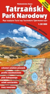 Mapa „Tatrzański Park Narodowy” - foliowana - Opracowanie zbiorowe