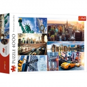 Puzzle 4000: Nowy Jork - kolaż (45006)