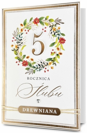 Karnet Rocznica ślubu 5