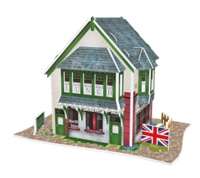 Puzzle 3D: Domki świata - Wielka Brytania, Sandwich Shop (306-23106)