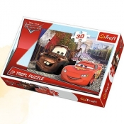Auta Puzzle 30 Złomek i Zygzak w Europie (18206)