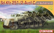 DRAGON Sd.Kfz.251 Ausf.C mit wurfrahmen (7306)