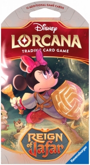 Disney Lorcana: Reign of Jafar Sleeved Booster - Zestaw Dodatkowy, 12 kart