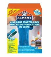Elmer’s MINI zestaw startowy Slime, klej przezroczysty, kleje brokatowe w pisakach i Magiczny Płyn do Slime - 4 elementy (209760)