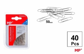 Spinacz biurowy 50mm 40szt srebrne