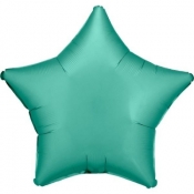Balon foliowy Lustre Jade Green gwiazda 48cm