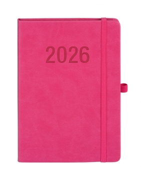 Kalendarz 2026 Memofix A5 TDW - Różowy