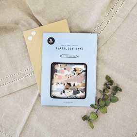 Naklejki ozdobne Suatelier - Duże Pieski, 4 ark.