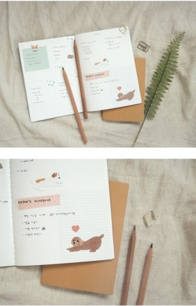 Naklejki ozdobne Suatelier - Duże Pieski, 4 ark.