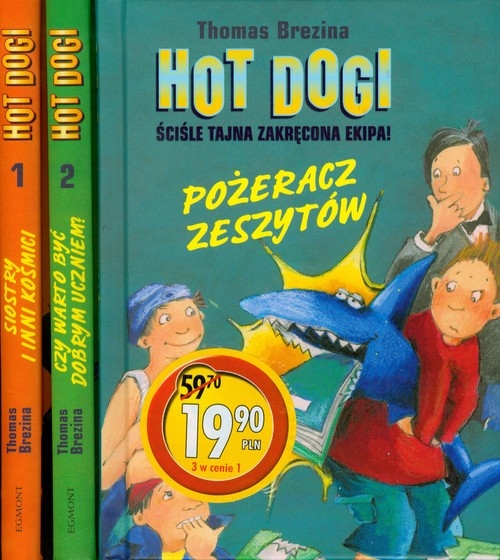 Hot Dogi Zestaw Pożeracz zeszytów Siostry i inni kosmici Czy warto być dobrym uczniem