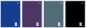 Brulion w kratkę A5, 96 kartek, kolekcja - One Color (308772)