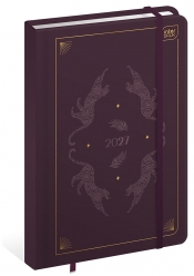 Kalendarz książkowy B6/192k Metallic - Satin
