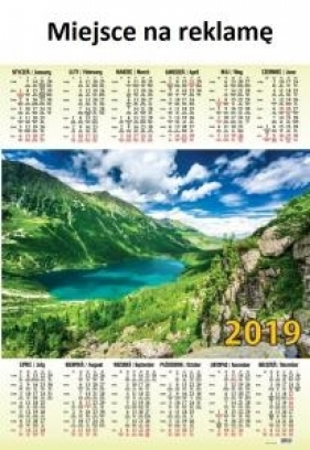Kalendarz Jednoplanszowy A1 2019 - Praca zbiorowa