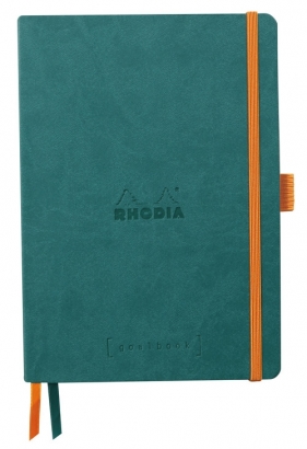 Notes Rhodia Rhodiarama Goalbook peacock A5 - kropki - Softcover