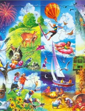 Pory roku Puzzle - <br />