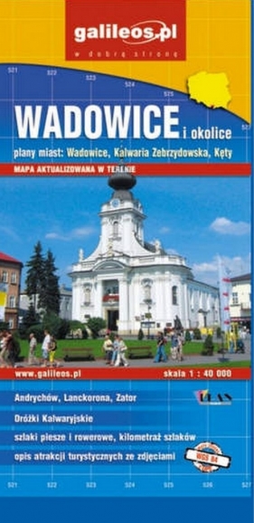 Wadowice i okolice 1:40 000