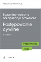 Egzaminy wstępne na aplikacje prawnicze. Postępowanie cywilne. Opracowania, testy - Katarzyna Czajkowska-Matosiuk